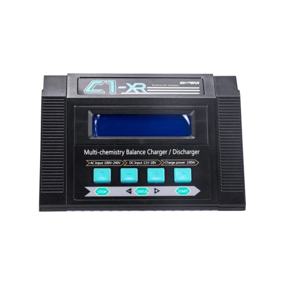 EV-Peak C1-XR Charger 100W 10A Dual Input Multifunction Balance  LiHV Capable Balance Charger 2-6s Discharger